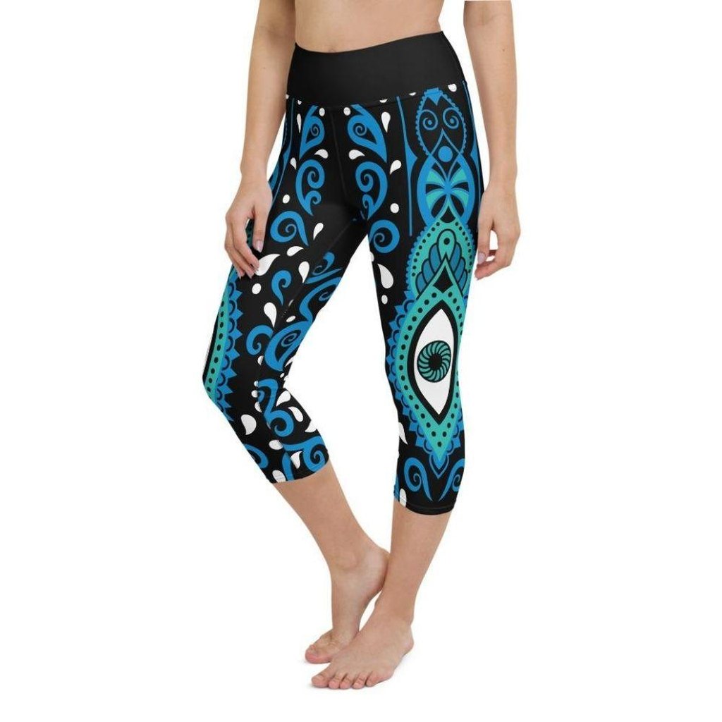 Hamsa Eye Yoga Capris