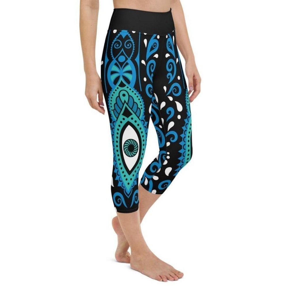 Hamsa Eye Yoga Capris