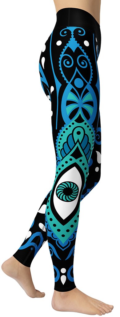 Hamsa Eye Yoga Leggings
