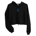 Hamsa Hand Embroidery Crop Hoodie