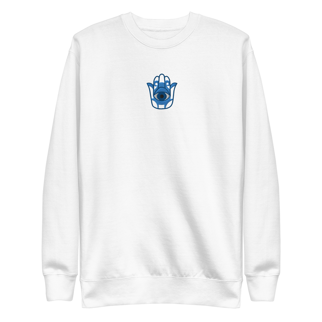 Hamsa Hand Embroidery Sweatshirt