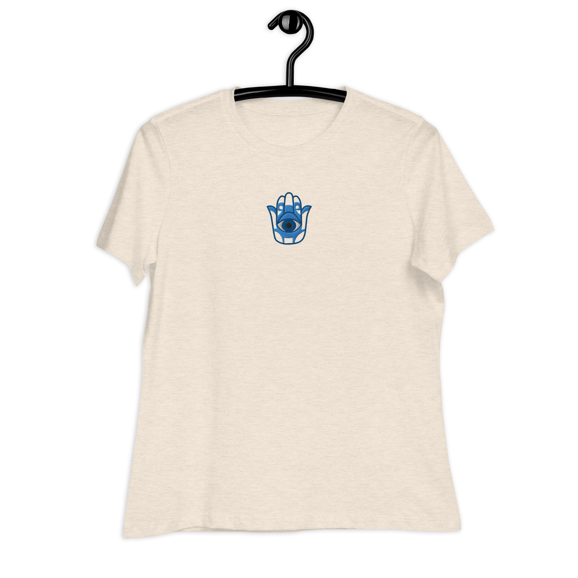 Hamsa Hand  Embroidery T-Shirt