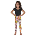 Hand-drawn Contemporary Painting Kid's Leggings