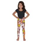 Hand-drawn Contemporary Painting Kid's Leggings