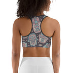 Hand Drawn Hamsa Sports Bra