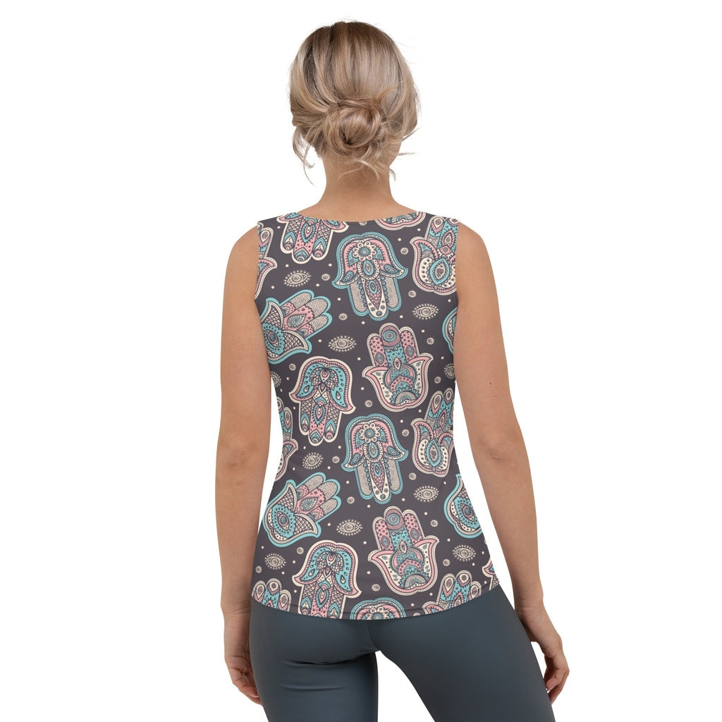 Hand Drawn Hamsa Tank Top
