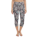 Hand Drawn Hamsa Yoga Capris