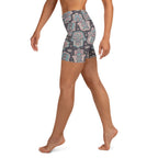 Hand Drawn Hamsa Yoga Shorts