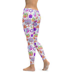 Hanukkah Symbol Leggings - FiercePulse - Premium Workout Leggings - Yoga Pants