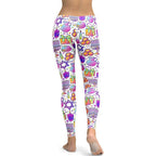 Hanukkah Symbol Leggings - FiercePulse - Premium Workout Leggings - Yoga Pants
