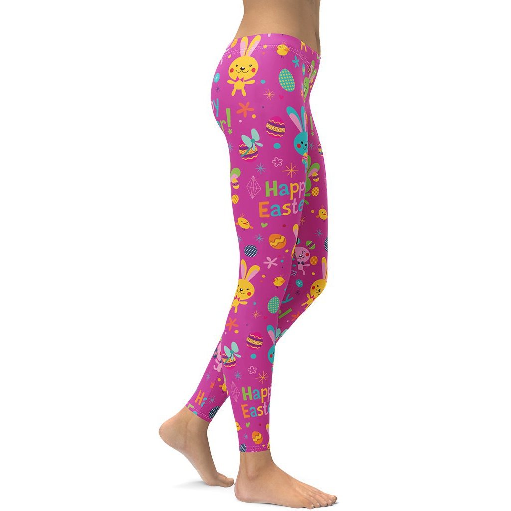 Fashionable and Comfy Happy Easter Leggings
