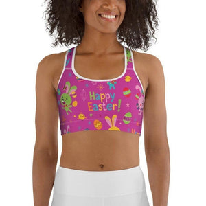 Happy Easter Sports Bra