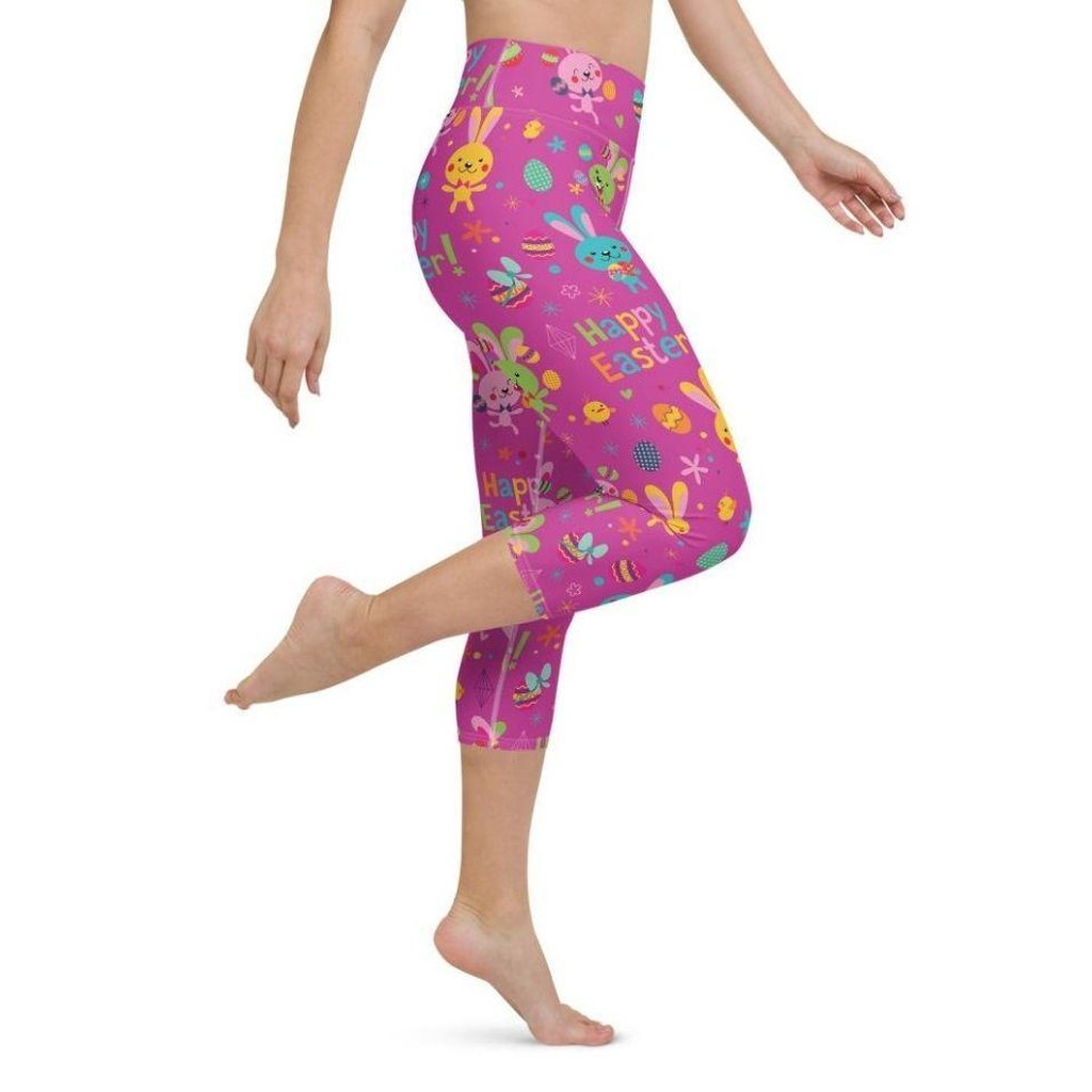 Happy Easter Yoga Capris