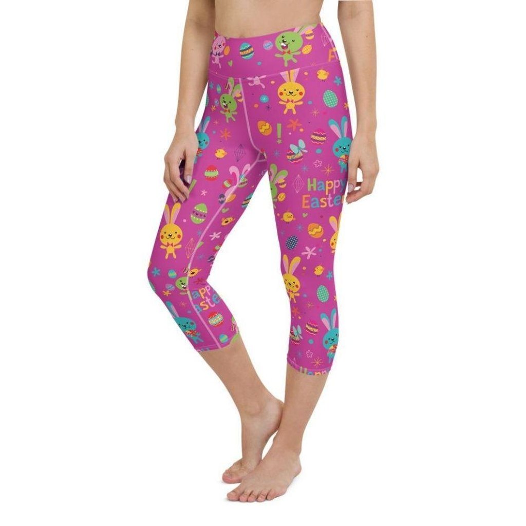 Happy Easter Yoga Capris