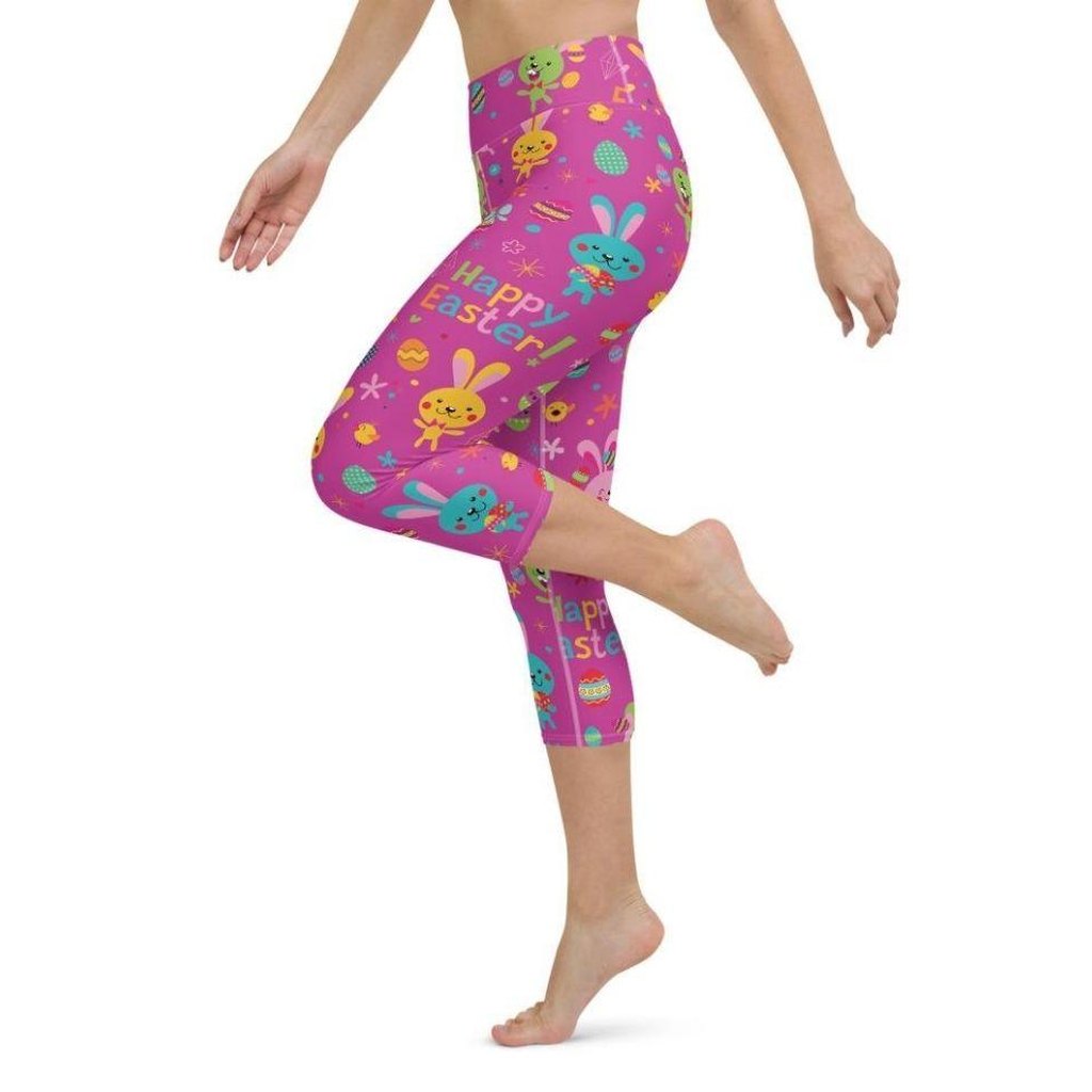 Happy Easter Yoga Capris
