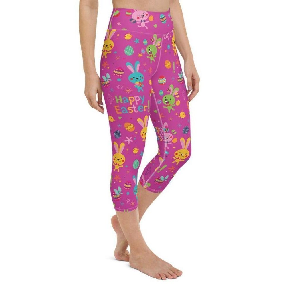Happy Easter Yoga Capris