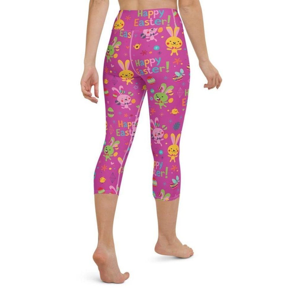 Happy Easter Yoga Capris