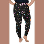 Happy New Year Plus Size Leggings