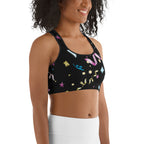 Happy New Year Sports Bra