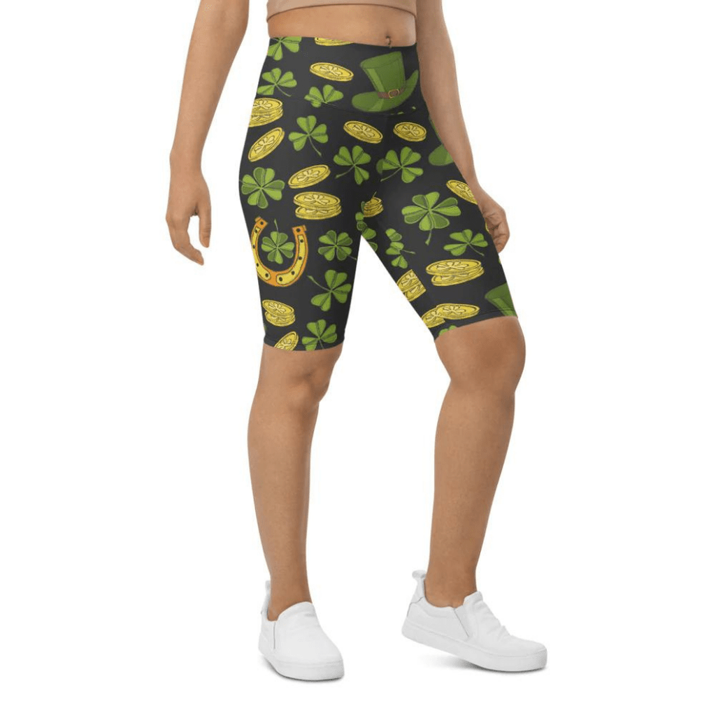 Happy St. Patrick's Biker Shorts
