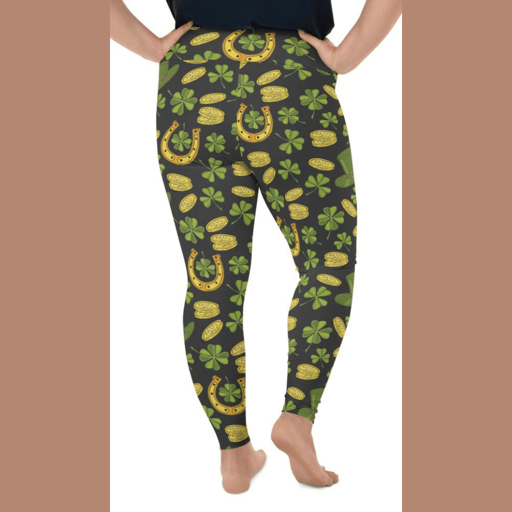 Happy St. Patrick's Plus Size Leggings