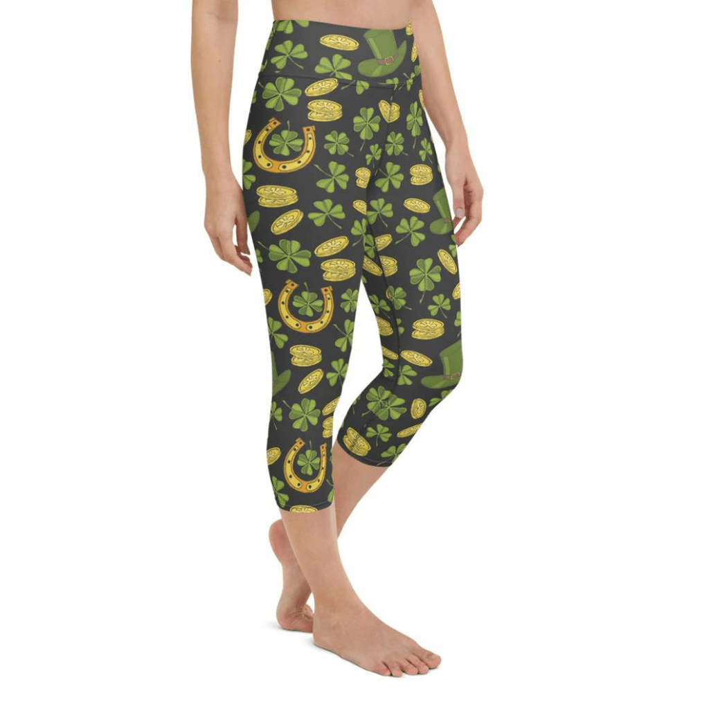 Happy St. Patrick's Yoga Capris