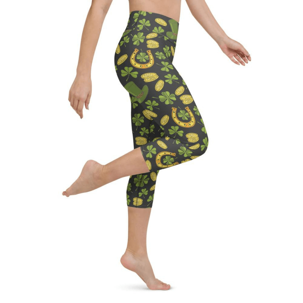 Happy St. Patrick's Yoga Capris
