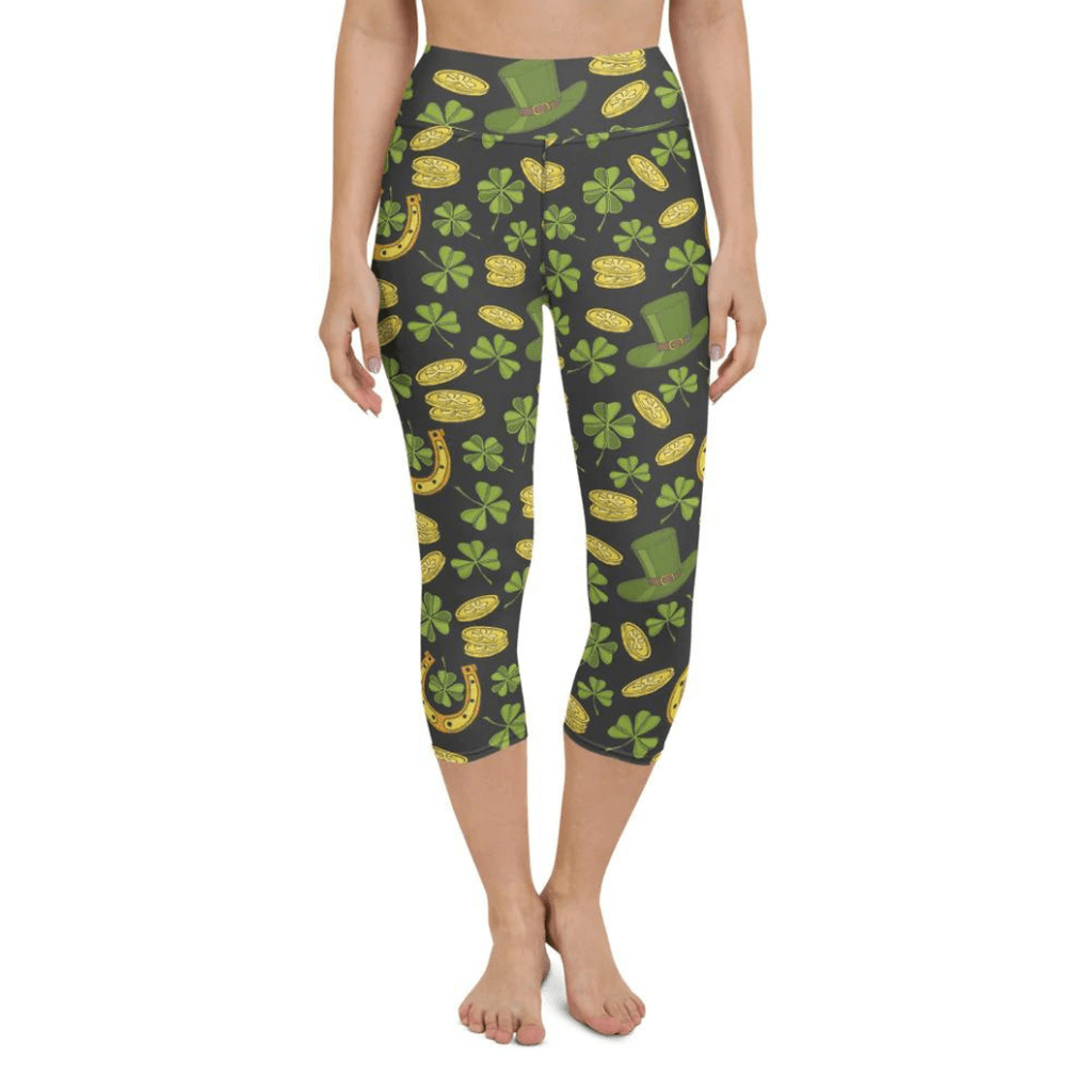 Happy St. Patrick's Yoga Capris