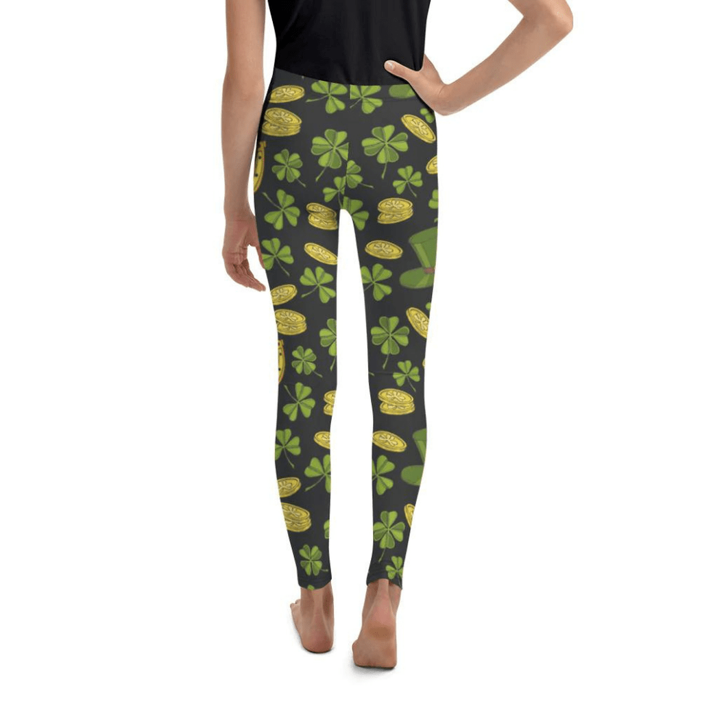 Happy St. Patrick's Youth Leggings