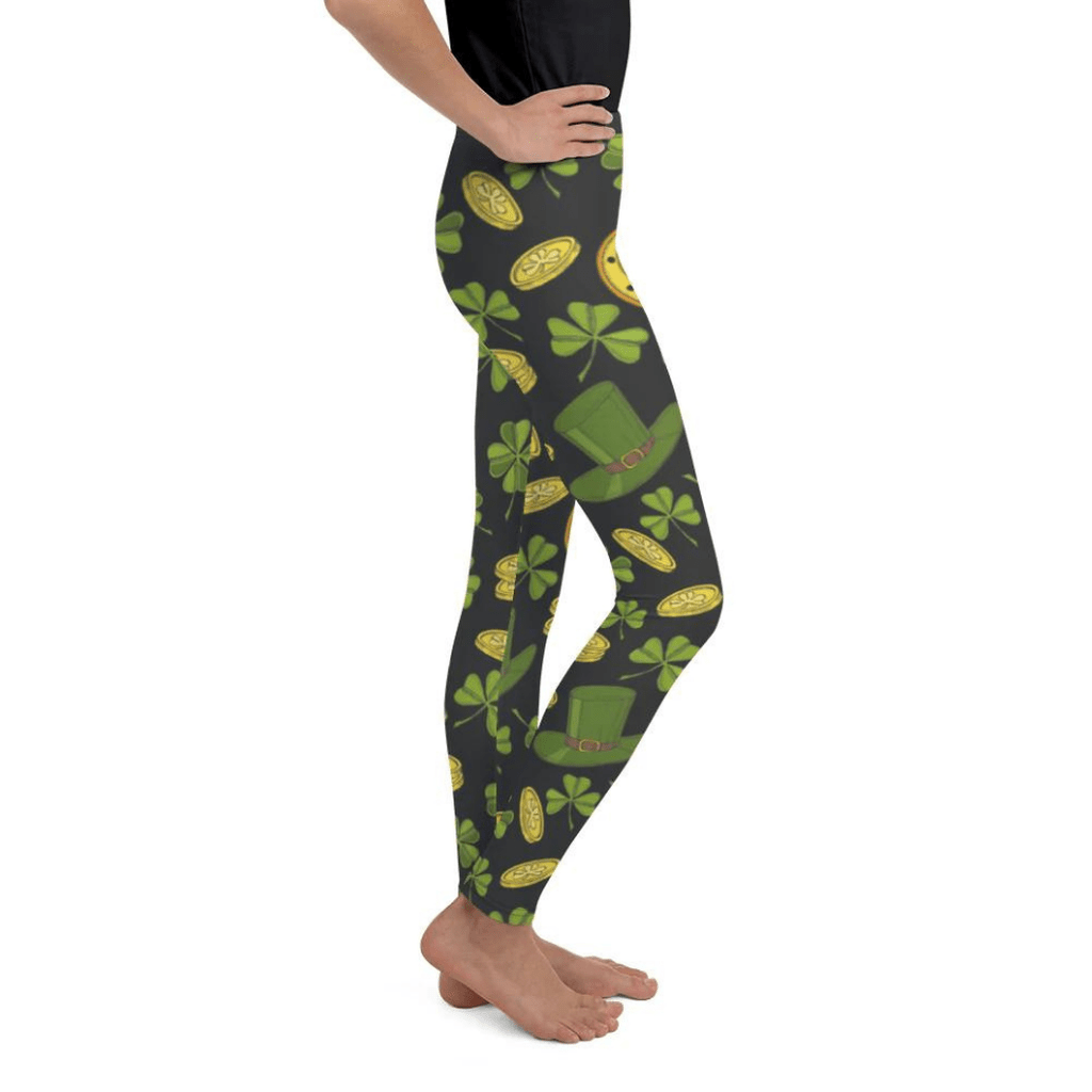 Happy St. Patrick's Youth Leggings