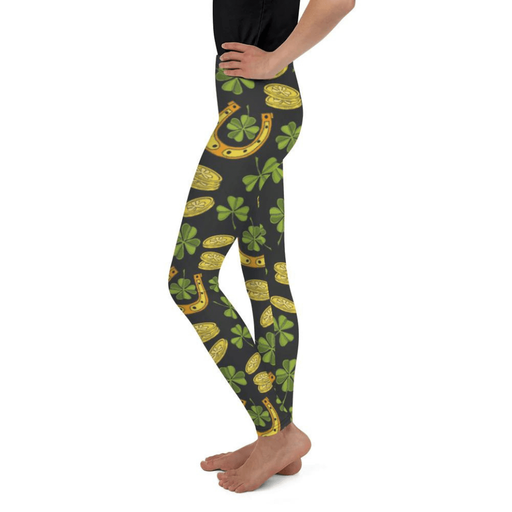 Happy St. Patrick's Youth Leggings