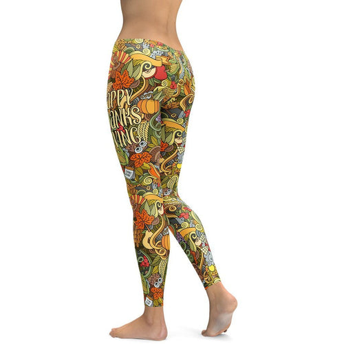 Happy Thanksgiving Leggings