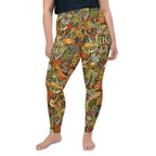 Happy Thanksgiving Plus Size Leggings