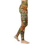 Happy Thanksgiving Yoga Leggings