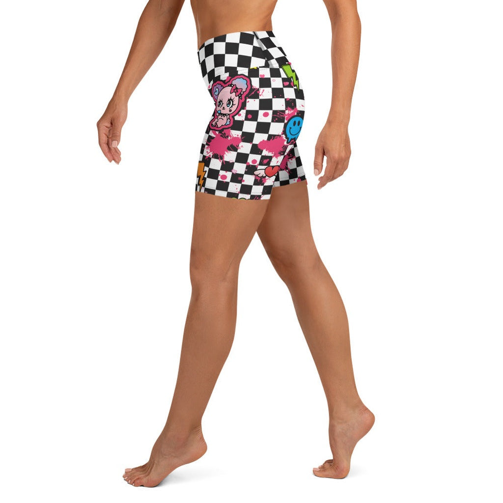 Harajuku Inspired Yoga Shorts