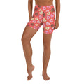 Heart Doughnuts Yoga Shorts