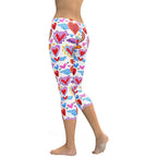 Heart Pattern Capris