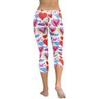 Heart Pattern Capris