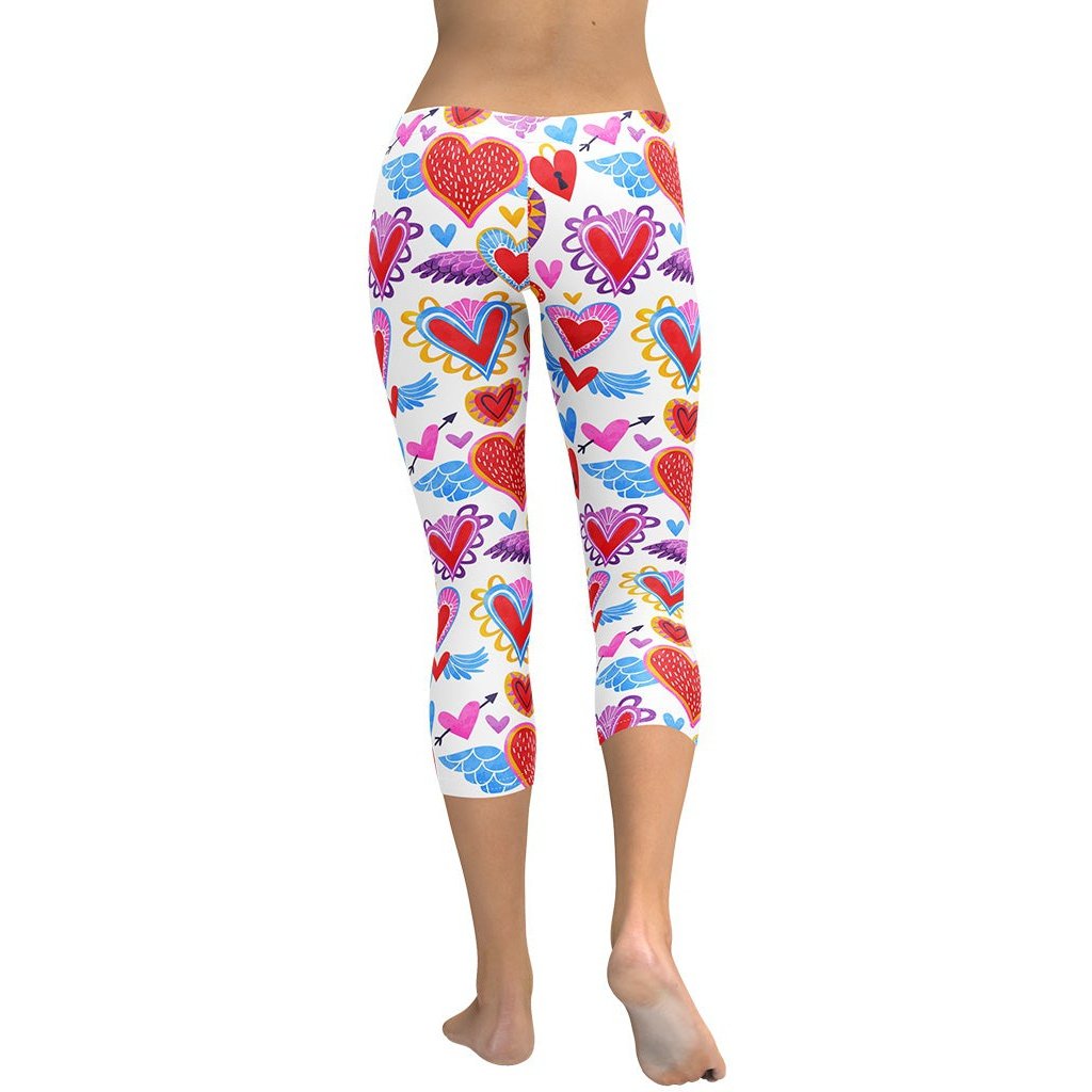 Heart Pattern Capris