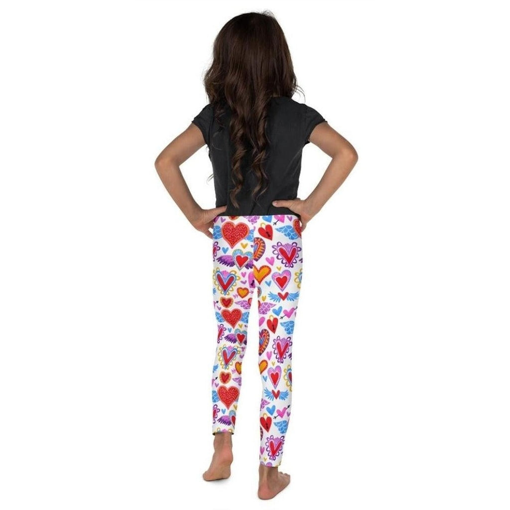 Heart Pattern Kid's Leggings