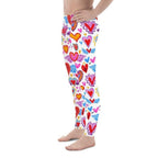 Heart Pattern Men's Leggings