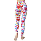 Heart Pattern Yoga Leggings