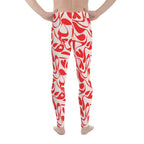 Heart Swirl Men's Leggings
