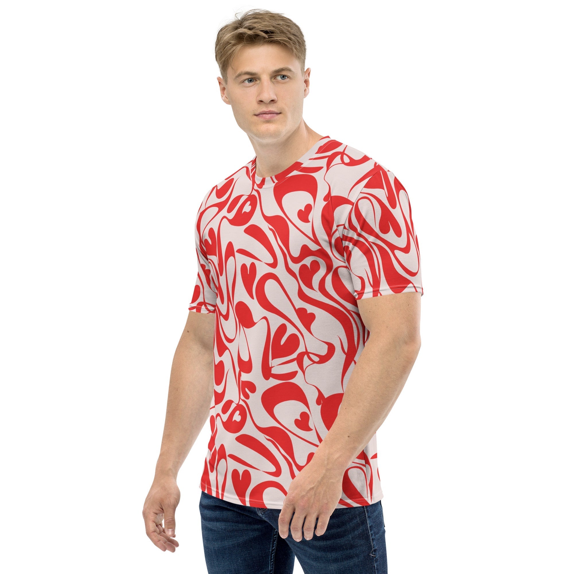 Heart Swirl Men's T-shirt