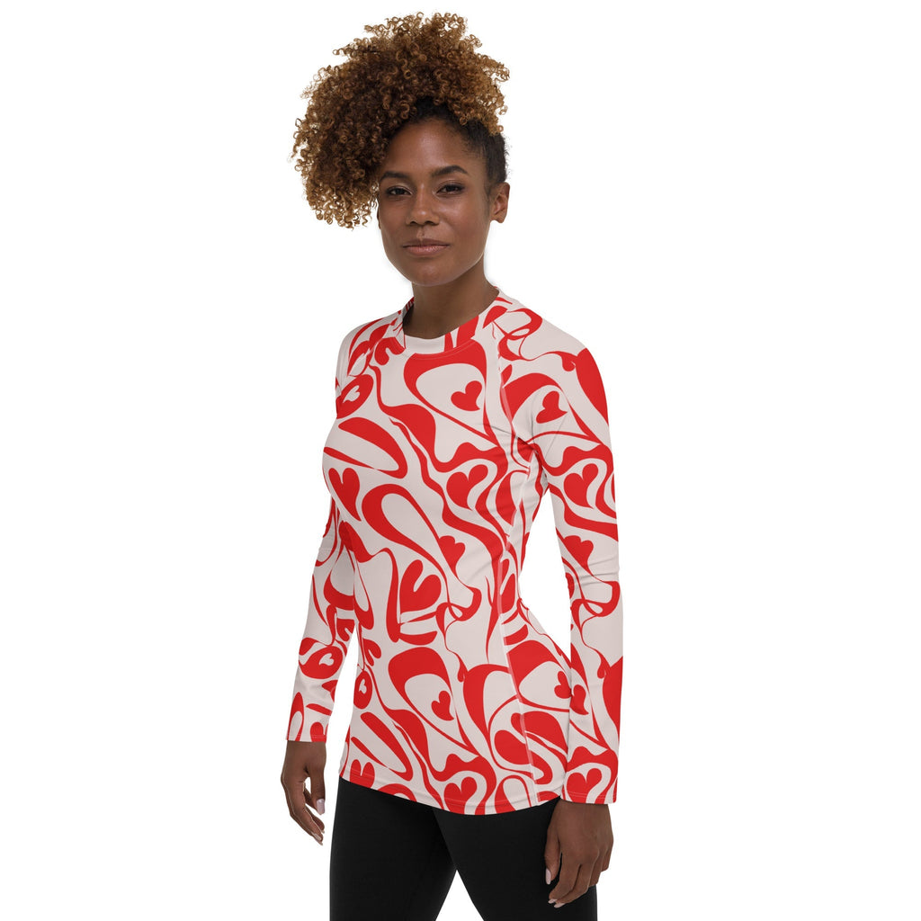 Heart Swirl Rash Guard