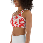Heart Swirl Sports Bra