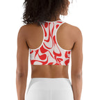 Heart Swirl Sports Bra