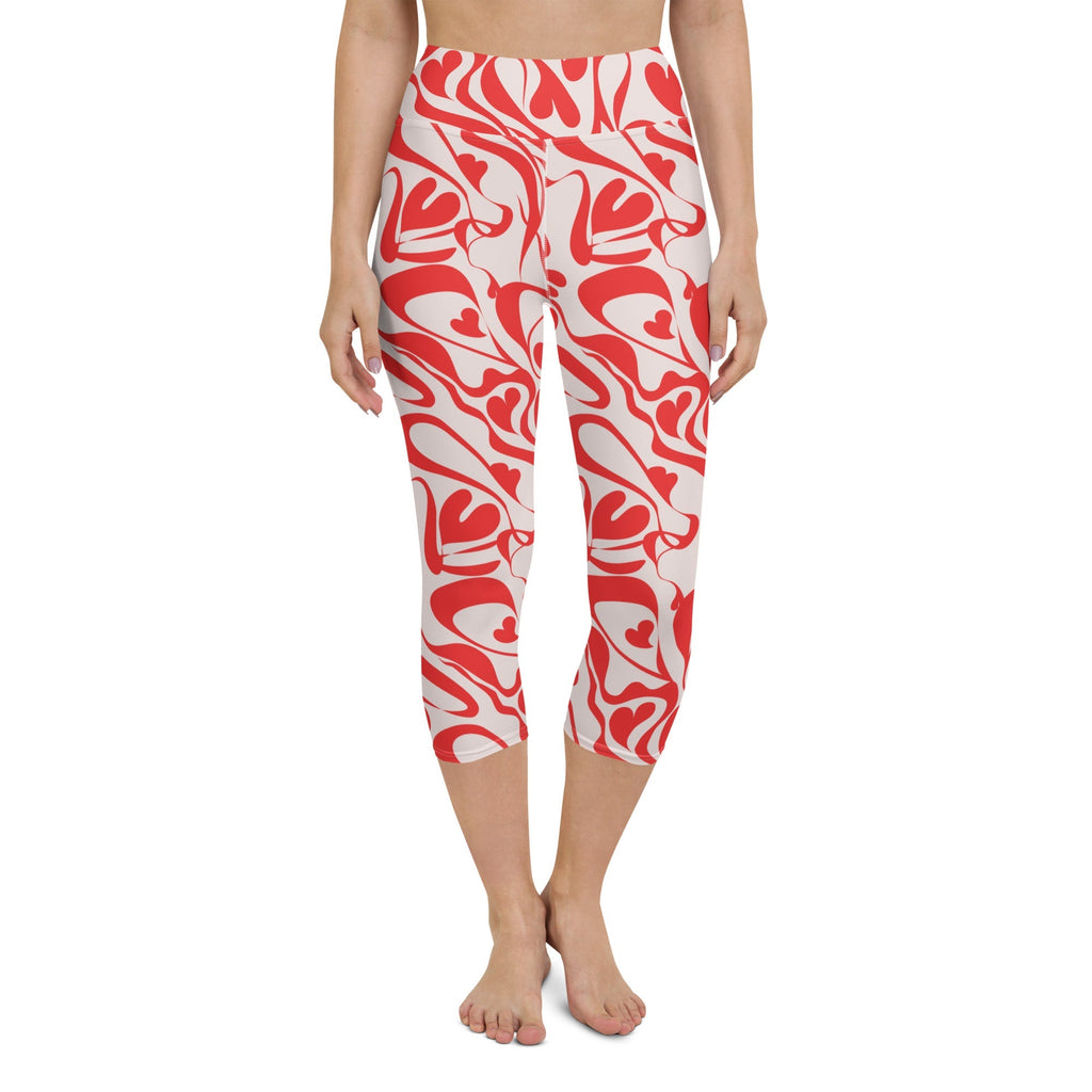 Heart Swirl Yoga Capris