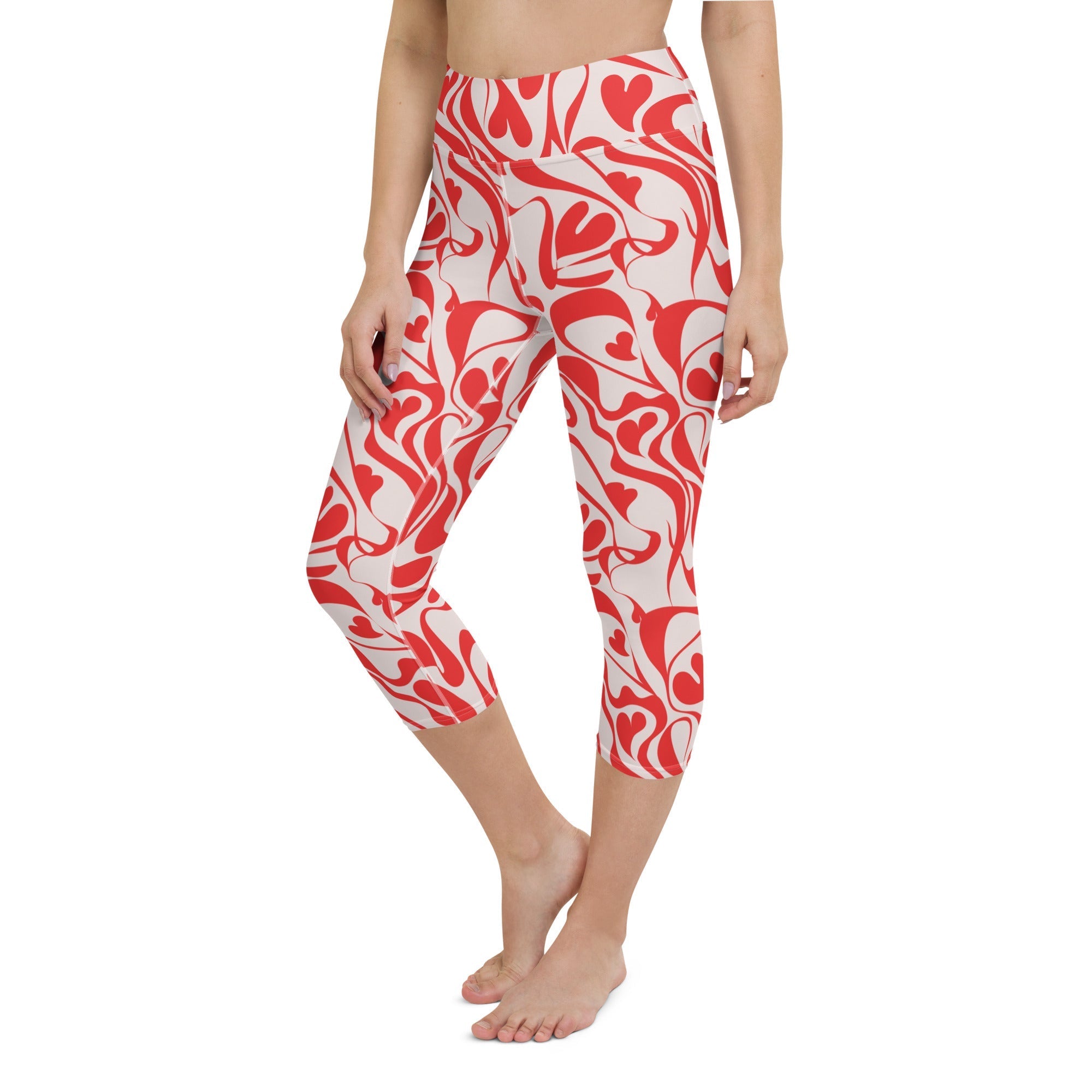 Heart Swirl Yoga Capris