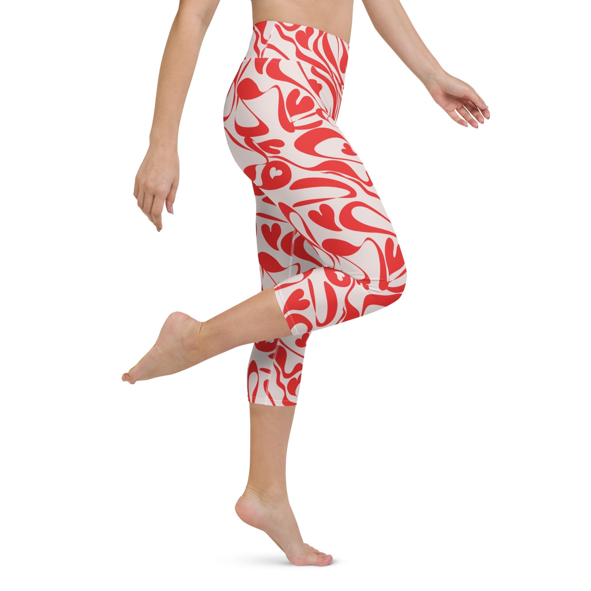 Heart Swirl Yoga Capris